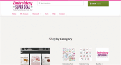 Desktop Screenshot of embroiderysuperdeal.com
